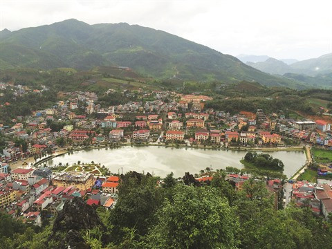 De Hàm Rông, on a la meilleure vue panoramique sur Sa Pa.