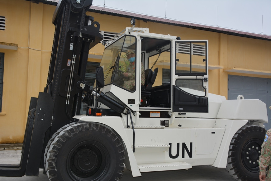 Equipements militaires de cette équipe. Photo : qdnd.vn
