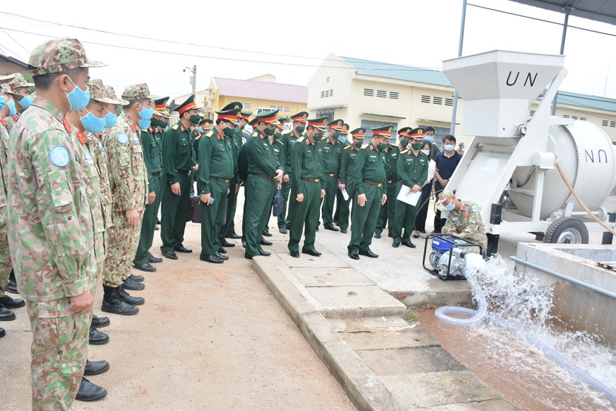 Cette équipe du génie comprend 203 personnes. Photo : qdnd.vn
