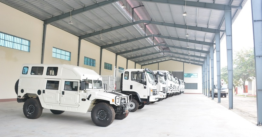 Equipements militaires de cette équipe. Photo : qdnd.vn