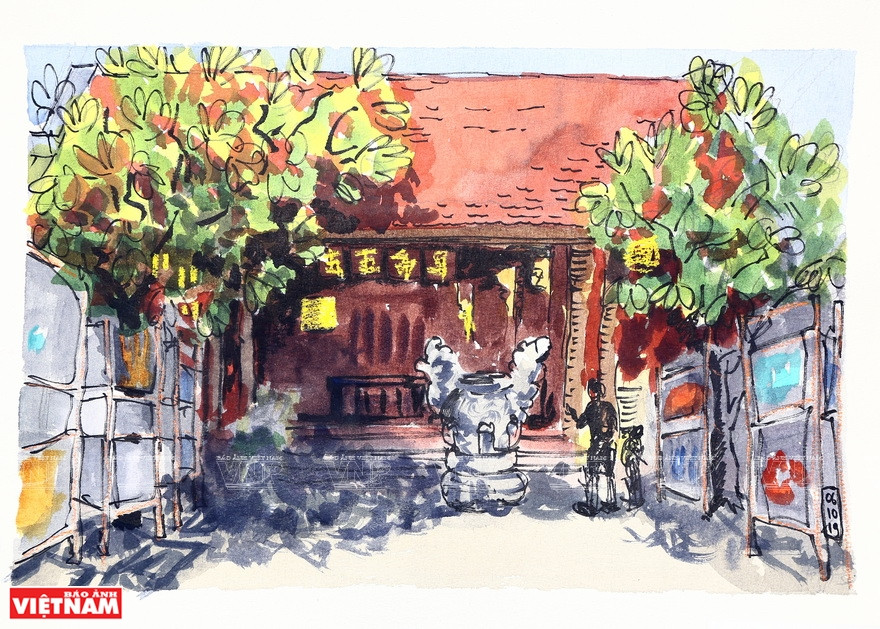 La maison commune Kim Ngân, rue Hang Bac. Photo: VNA