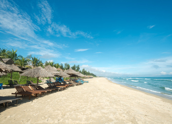 La plage d’An Bàng, à Quang Nam (Centre).