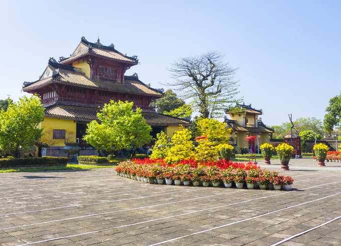 La Citadelle de Huê, à Thua Thien-Hue (Centre). 