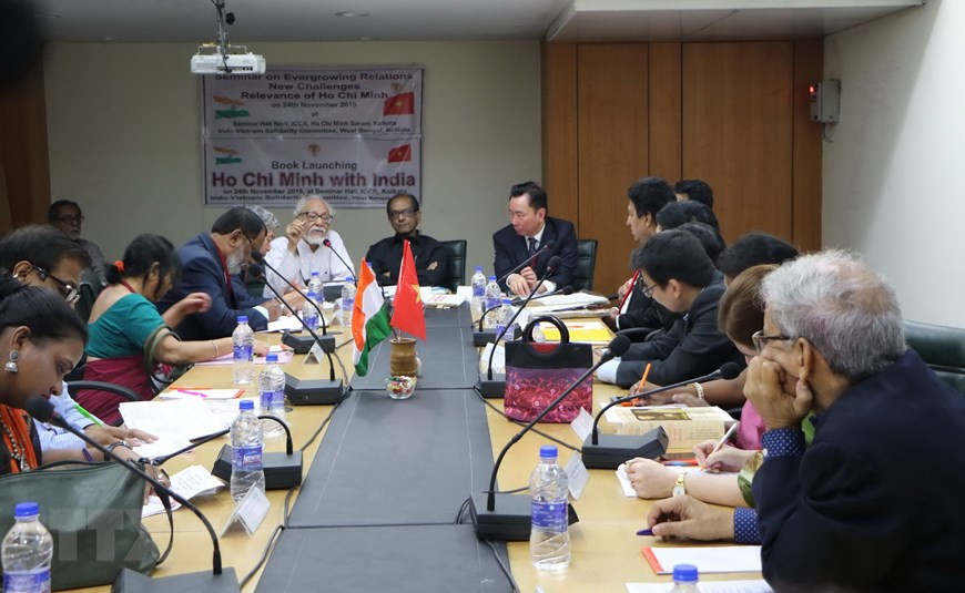  Le colloque sur les relations Vietnam - Inde toujours croissantes et le rapport avec Ho Chi Minh a eu lieu le weekend dernier au siège du Conseil Indien pour les Relations Culturelles.