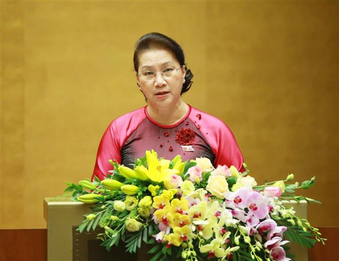 La présidente de l’Assemblée nationale Nguyen Thi Kim Ngan.