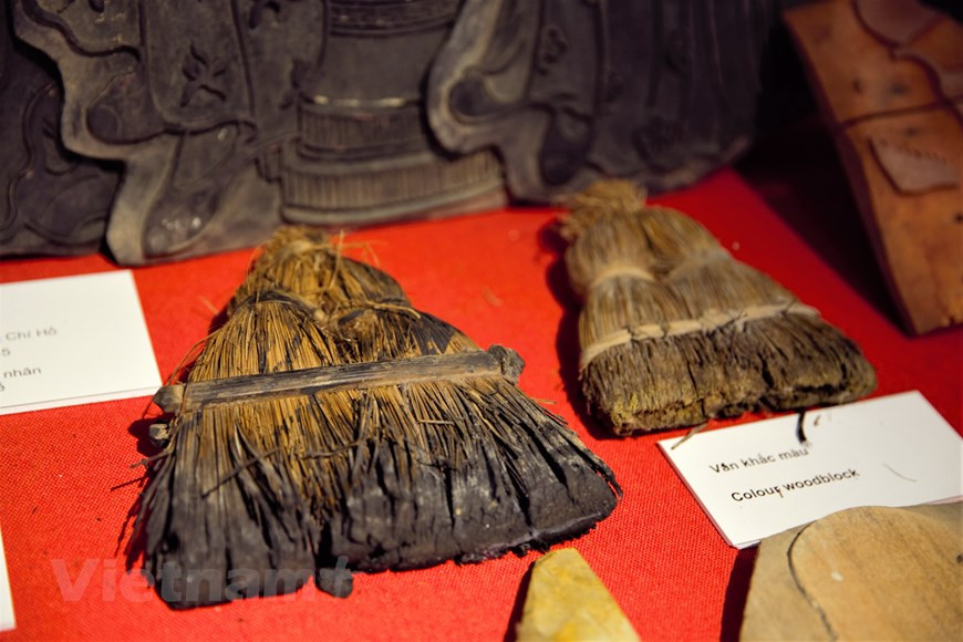  Outils pour la création des estampes populaires de Dông Hô. Photo: Vi Dieu/Vietnamplus