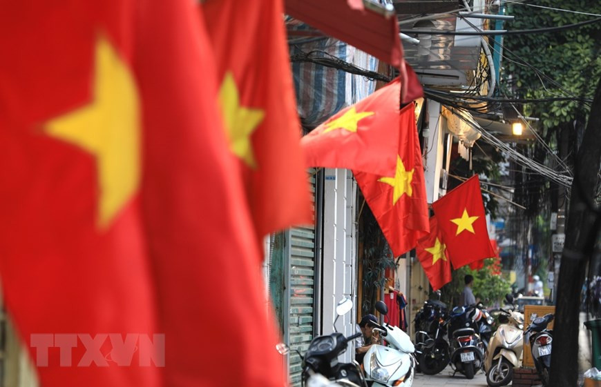À la rue Hang Bong, arrondissement de Hoan Kiem. Photo: VNA