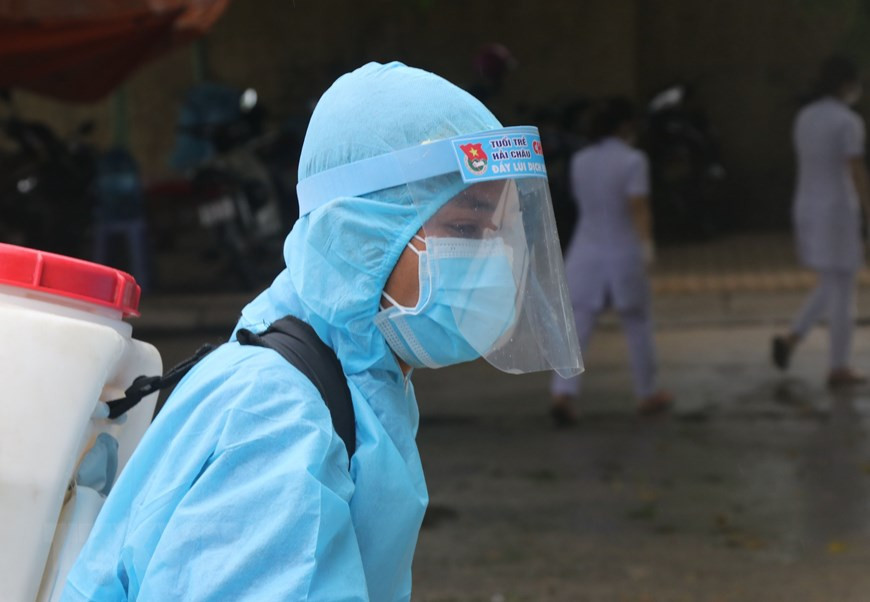 L'hôpital de campagne du centre médical du district de Hoa Vang est prêt à servir les patients infectés par le COVID-19 à partir du 1er août. Photo: VNA