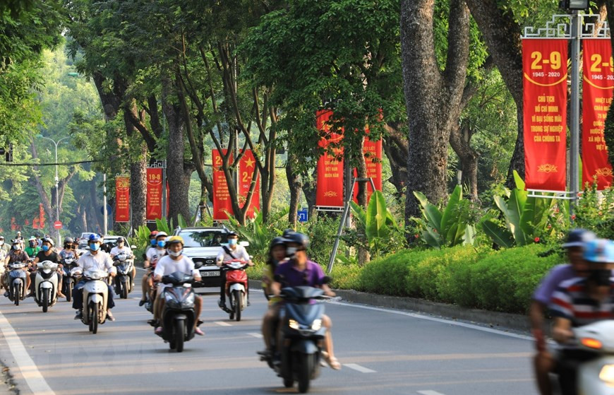 Une vue sur la rue Hoang Dieu. Photo: VNA