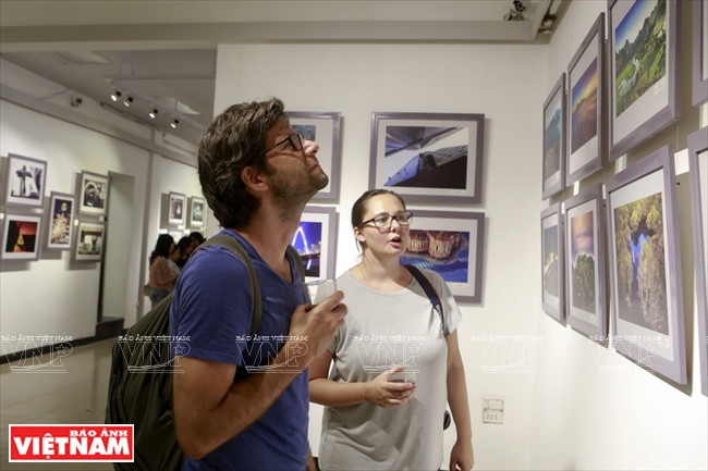 L’exposition a accueilli de nombreux étrangers