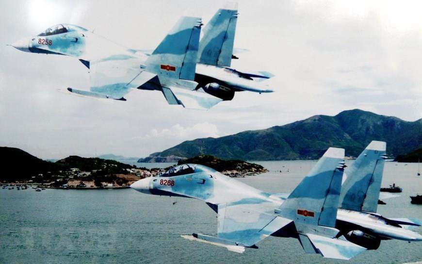 Des SU-30MK du régiment 935, revelant de la division d'aéronautique navale 370 
