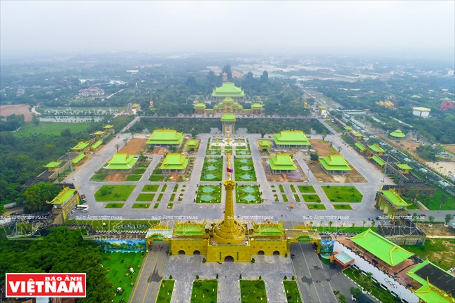Le complexe touristique Dai Nam vu du ciel.