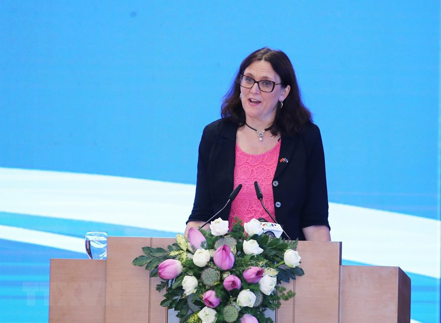 La commissaire européenne au commerce Cécilia Malmström.