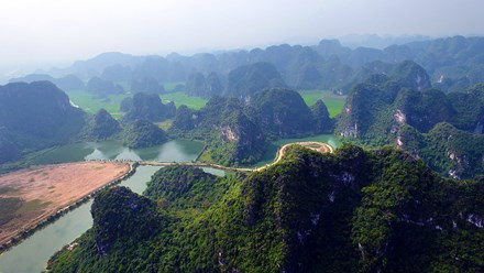 Trang An s’étend sur 12.000 ha.