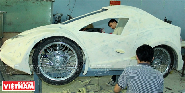 Finalisation du véhicule. 