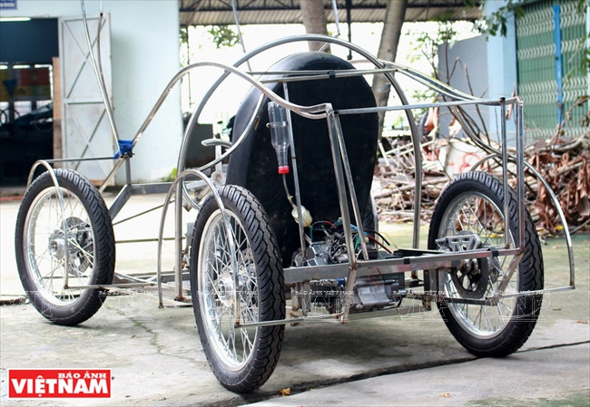 La structure complète du véhicule. 