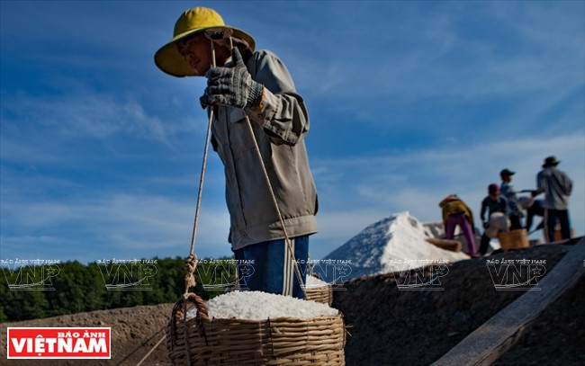 La saliculture se concentre au hameau de Thiêng Liêng.