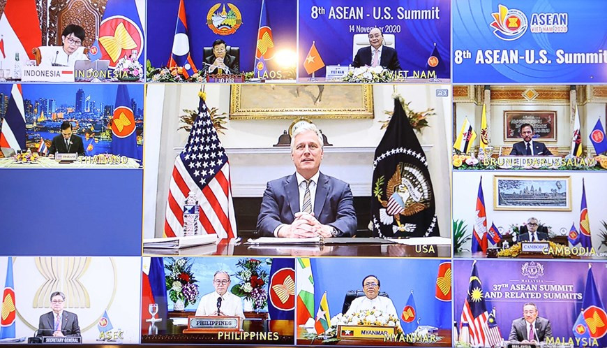 Le conseiller à la sécurité nationale américaine Robert C. O'Brien au 8e Sommet ASEAN-Etats-Unis.
