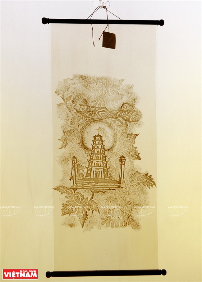 Un tableau de l’école « truc chi »​. 