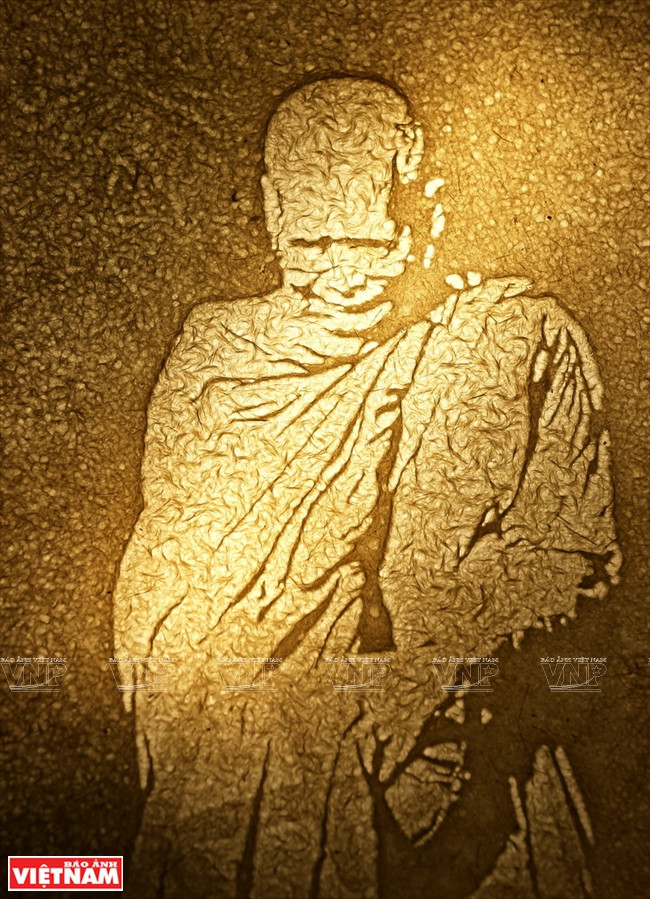 Un tableau de l’école « truc chi »​.