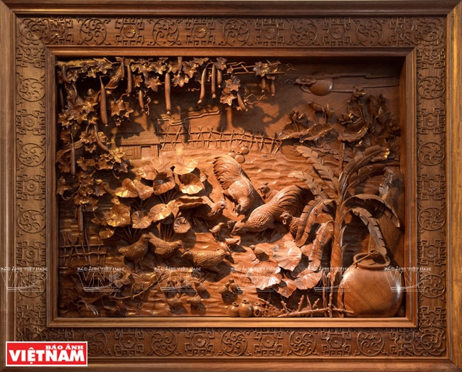 « Famille de poulets ». Photo: Nguyên Luân