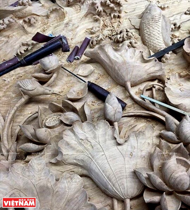 La gravure est exécutée avec soin, dans les moindres détails. Photo d’archives 