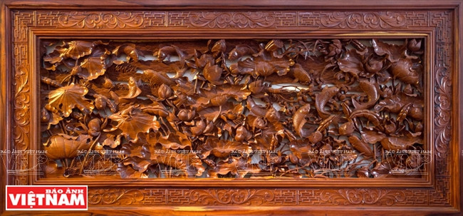 « Lotus et poissons ». Photo: Nguyên Luân