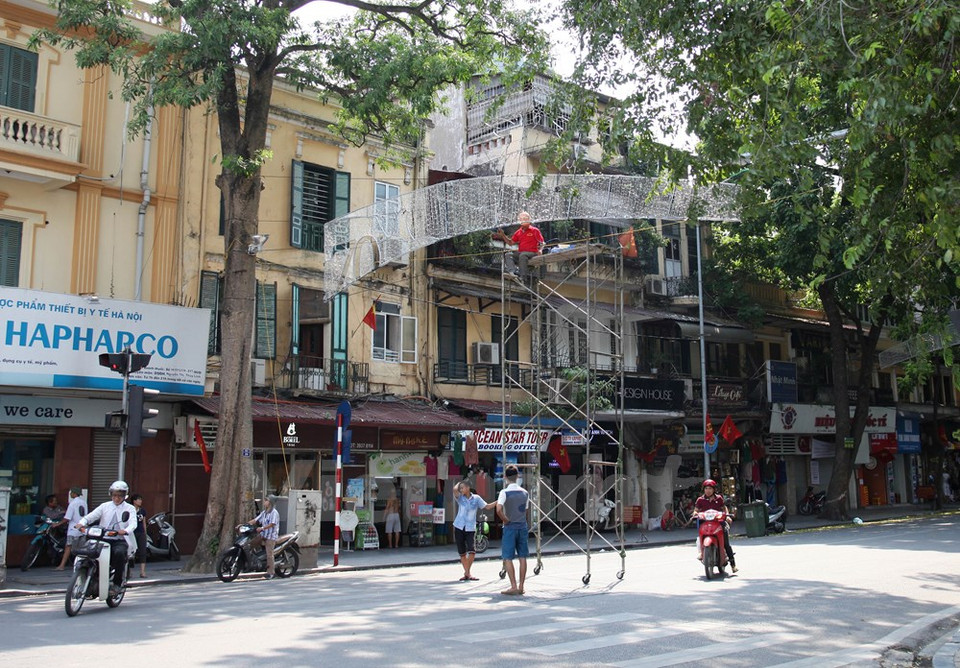 Décorations des rues. 