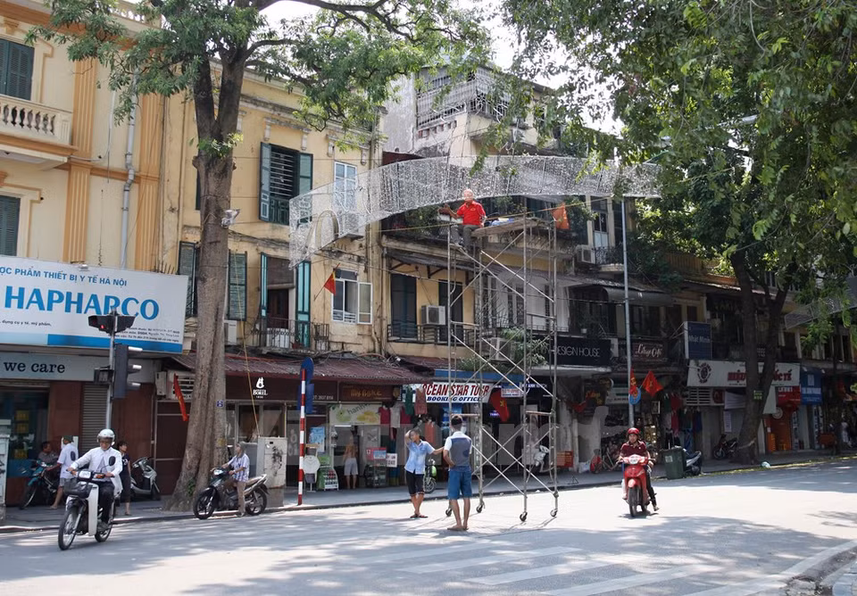 Décorations des rues. 