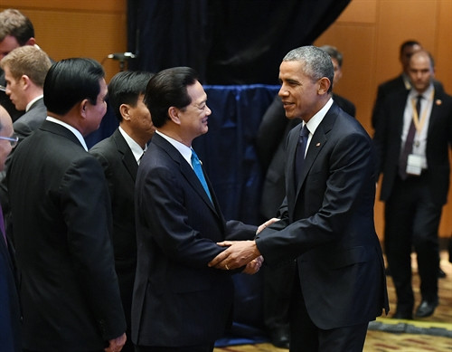 Nguyen Tan Dung a eu des rencontres séparées avec le président américain Barack Obama,