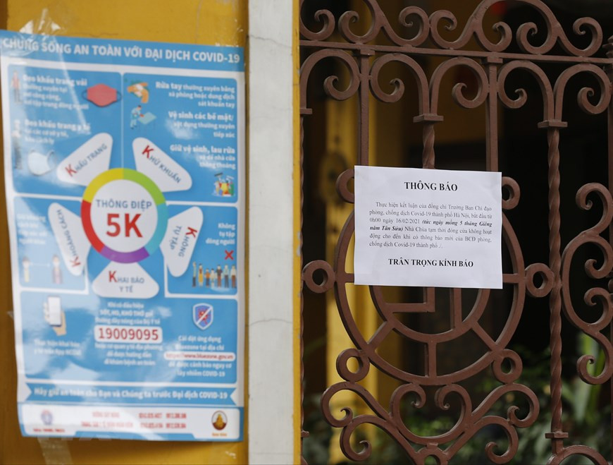 ##s###Annonce de la fermeture de la pagode Quan Su