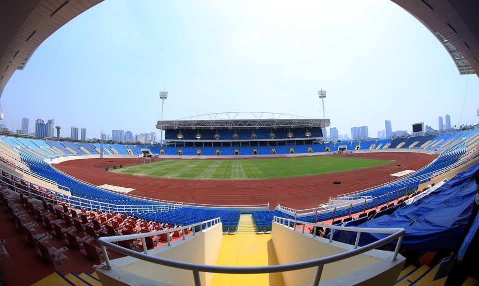 Le stade national de My Dinh est prêt pour les SEA Games 31. Photo : VNA