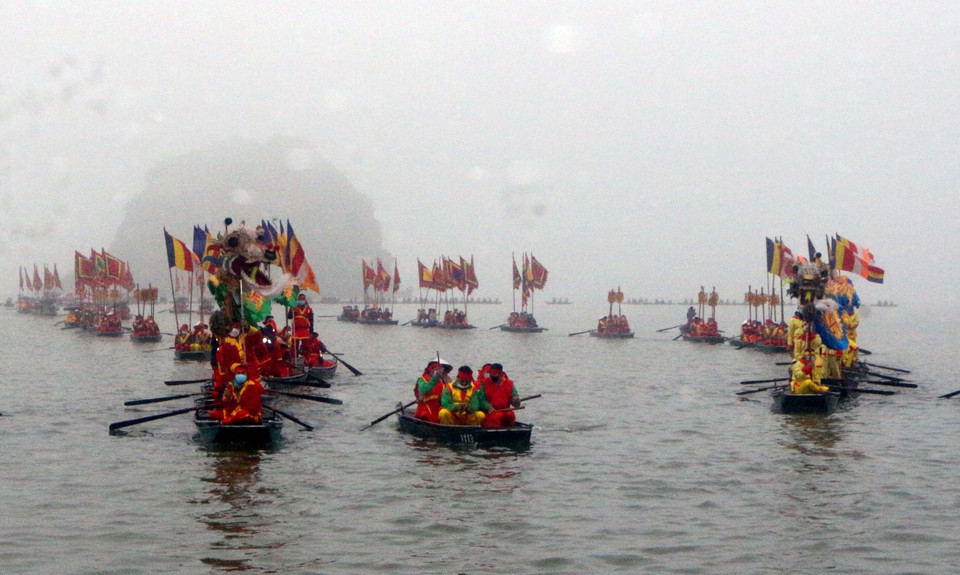 Cet événement culturel et religieux présente les valeurs culturelles ainsi que les caractéristiques uniques de la pagode et de sa localité. Photo: VNA