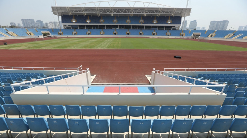 Le stade national de My Dinh est un stade polyvalent situé dans le district de Nam Tu Liem à Hanoï. Il peut accueillir plus de 40.000 personnes. C'est la pièce maîtresse du complexe sportif national du Vietnam. Photo: VNA