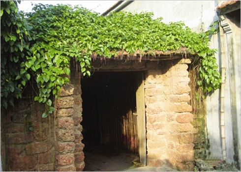 La porte d’une maison traditionnelle.