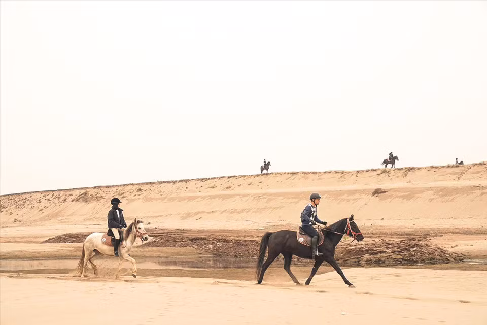 L'équitation demande aux conducteurs de savoir contrôler le cheval pour se déplacer dans des mouvements précis et souples à sa disposition. Photo: Vietnam illustré 