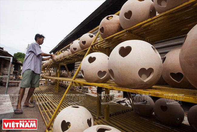 Séchage des produits avant la cuisson.