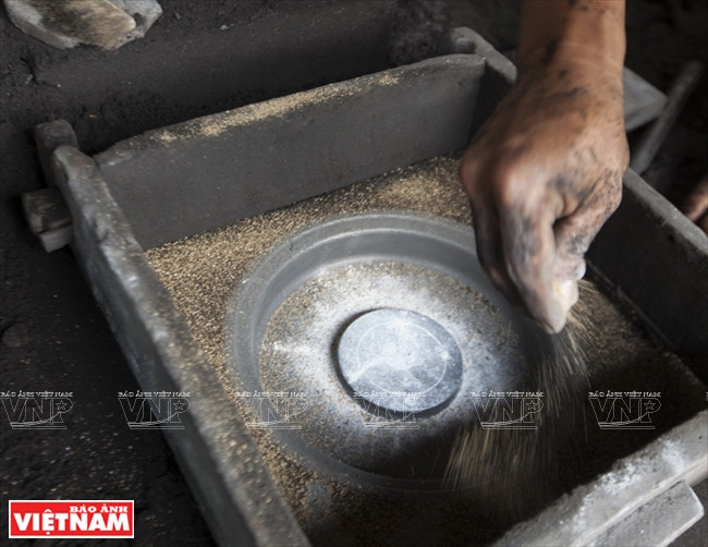 Processus de fabrication du moule.