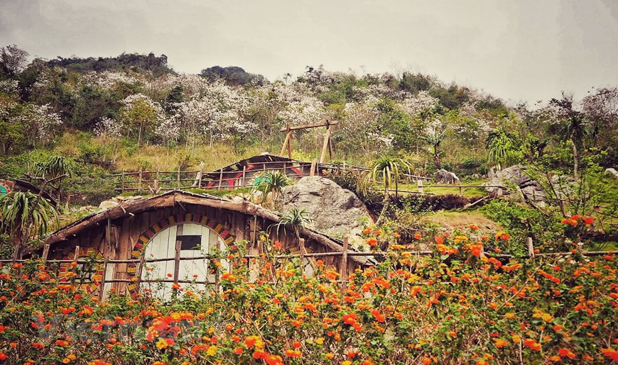 Situé à Mộc Châu, le Phố Núi Tình Yêu Mộc Châu Homestay est vraiment idéal pour passer une journée au calme, loin de l’ambiance trépidante de la ville. Photo: VnPlus