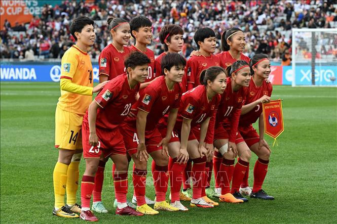 L'équipe féminine vietnamienne a rencontré celle des États-Unis le 22 juillet au stade Eden Park à Auckland en Nouvelle-Zélande, dans le cadre de la phase finale de la Coupe du monde féminine 2023. 