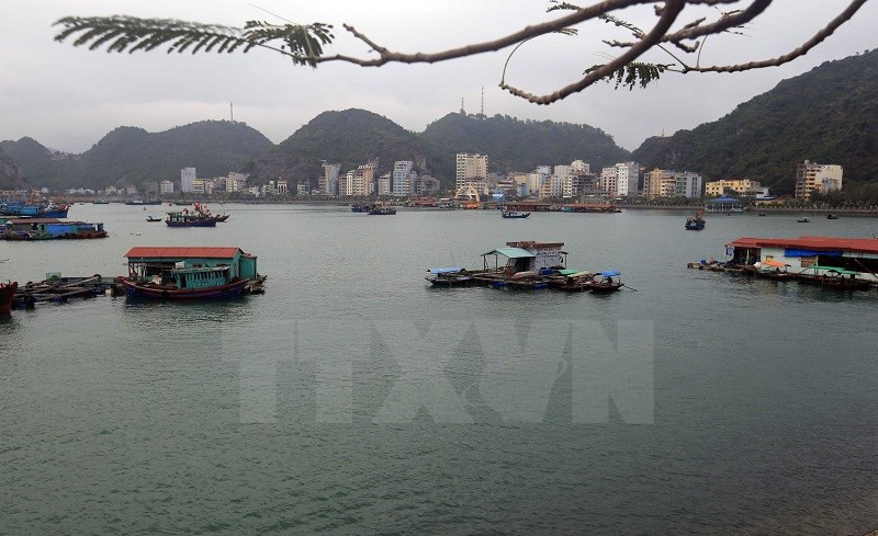 Un coin du bourg de Cat Ba.