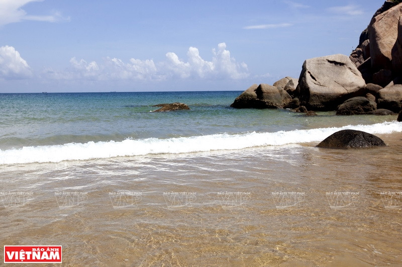 Les paysages impressionnants de la plage Nôm sont parfaits pour prendre des photos