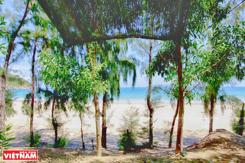 La beauté de la plage de Nôm reste toujours intacte