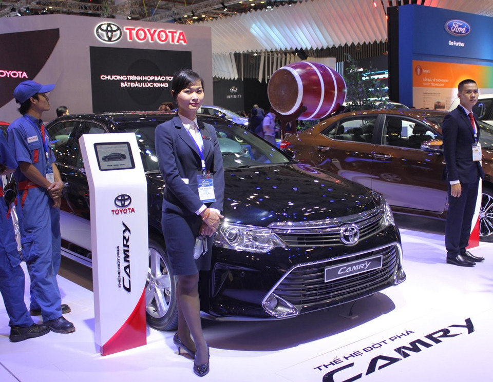 Un nouveau modèle Camry de Toyota.