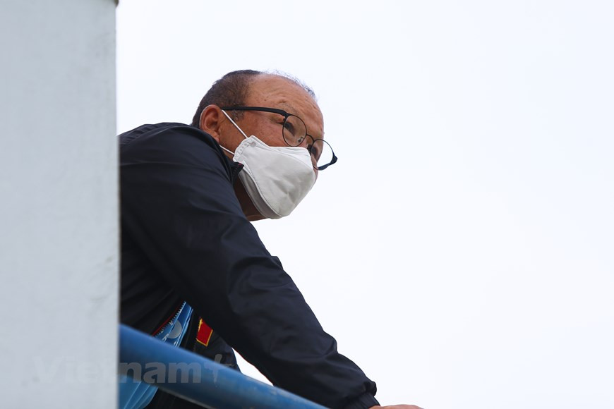 L'entraîneur sud-coréen Park Hang-seo de l'équipe nationale U22. Photo: VNA 