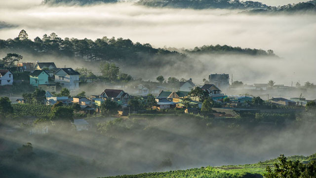 La ville de Dà Lat.