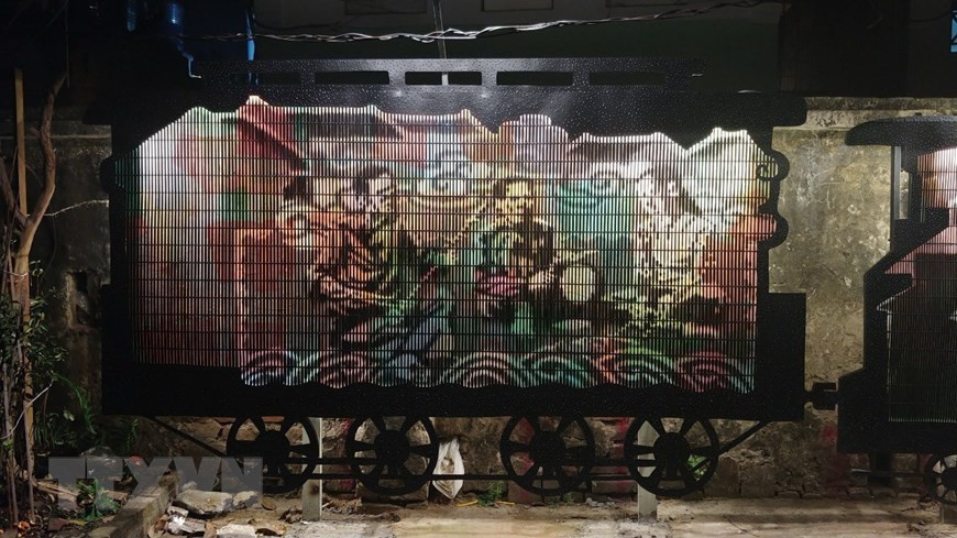 Un oeuvre de l'artiste Pham Khac Quang.