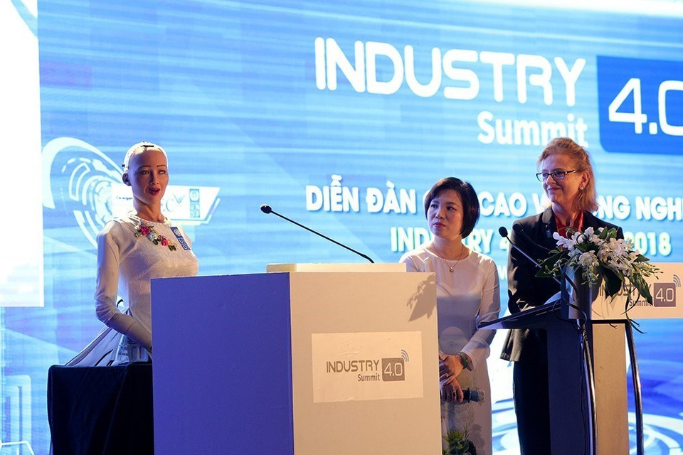 Sophia est la première championne de l'innovation non-humaine pour le PNUD en Asie et dans le Pacifique.