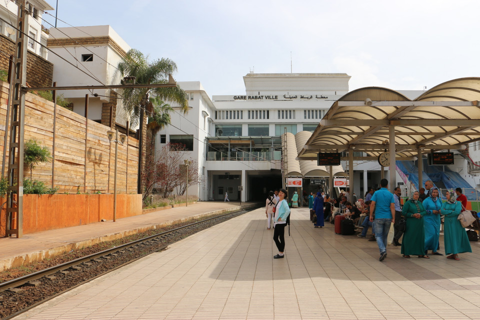 Inaugurée en 1923, la Gare de Rabat-Ville, est l'une des gares les plus anciennes du Maroc.