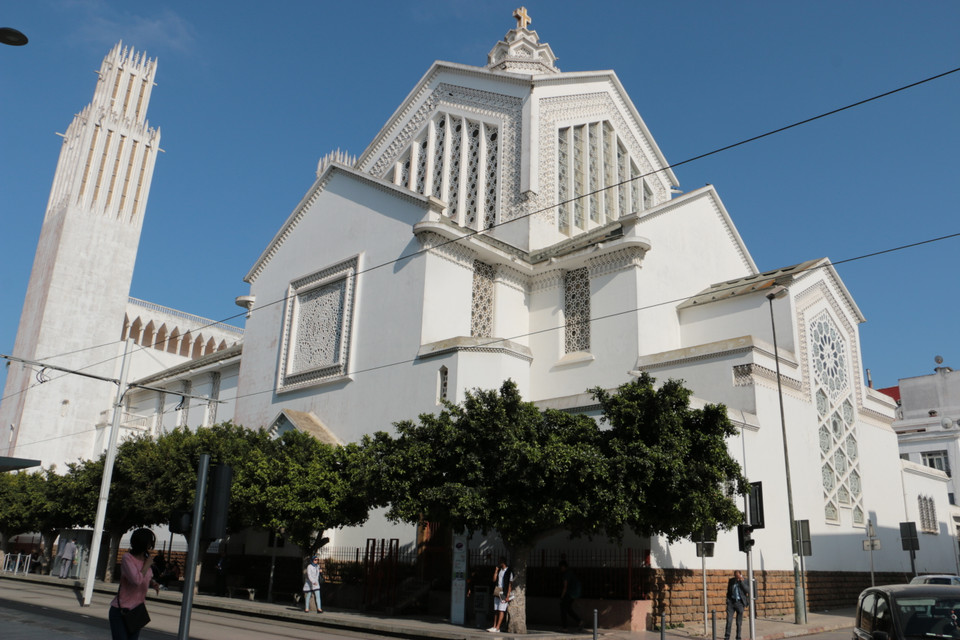 La Cathédrale Saint-Pierre de Rabat est l’un des rares lieux de culte catholique dans la capitale.